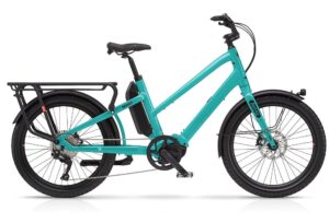 Benno Bikes Velo Cargo Electrique Femme 24 BOOST E 10D CX 2023 Aqua Green 1.jpg