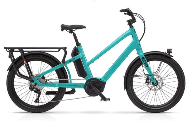 Benno Bikes Vélo Cargo Électrique Femme 24″ – BOOST E 10D Performance – 2023 – Aqua Green