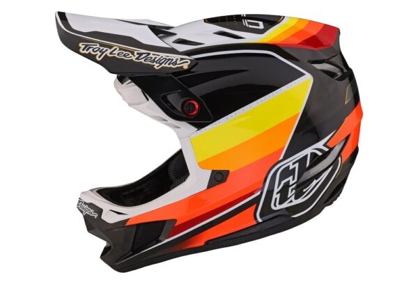 Casque Intégral Troy Lee Designs D4 Carbon Mips Noir/Orange