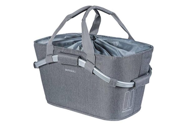 BASIL Panier À Vélo 2Day Carry All Mik 22 Litres 50 X 28 X 26 Cm – Gris