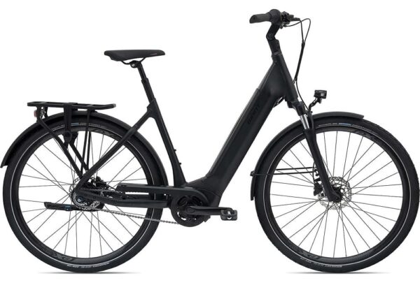 Giant DAILYTOUR E+ 2 LDS Deep Entry City E-Bike 2023 black matt-gloss