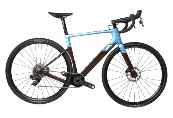 Gravel Bike 3T Exploro Race Torno Sram Force eTap AXS 12V 700 mm Bleu Marron 2022