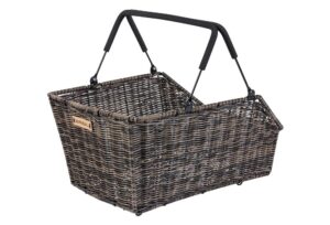 Panier velo arriere Basil Cento Rattan Look MIK marron 1.jpg