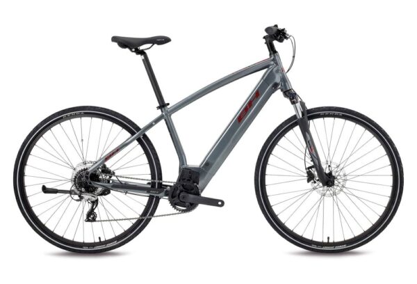 VTC Électrique BH Atom Cross Shimano Acera 8V 500 Wh 700 mm Gris Plata 2023