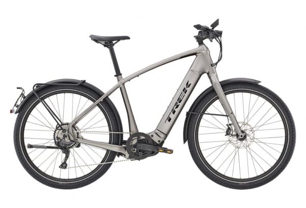 VTC Électrique Trek Allant+ 8S Shimano Deore 10V 625 Wh 650b Métal Mat 2023