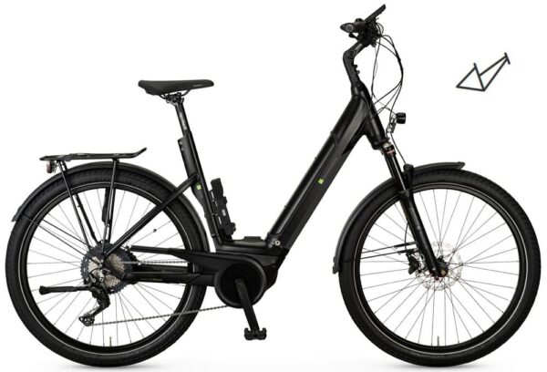 VTC Électrique e-bike manufaktur 13ZEHN Women E-Bike 2022 black matt