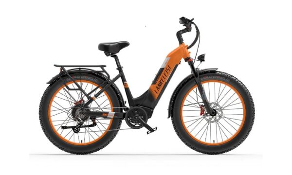 VTC électrique Lankeleisi MG600 Plus 1000W Bafang Motor 26″ Fat Bike Orange