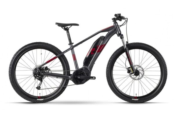 VTT Électrique Semi-Rigide R Raymon HardRay E 3.0 Shimano Altus 9V 500 Wh 29″ Gris Rouge 2023