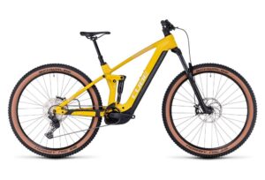 VTT Electrique Tout Suspendu Cube Stereo Hybrid 140 HPC Pro 625 Shimano Deore 11V 625 Wh 29 Jaune Vivid Sun 2023 1.jpeg