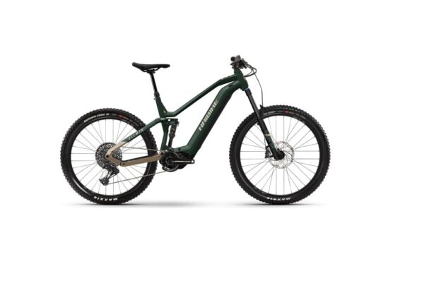 VTT Électrique Tout-Suspendu Haibike AllMtn 7 Sram GX Eagle 12V 750 Wh 29″/27.5″ Vert / Caramel 2023