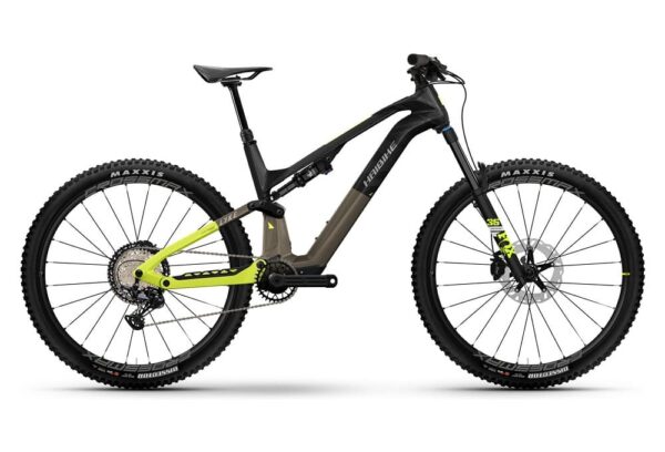 VTT Electrique Tout-Suspendu Haibike Lyke CF 11 Shimano SLX/XT 12V 430Wh 29″ Noir/Jaune 2023