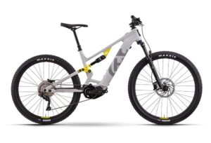 VTT Electrique Tout Suspendu Husqvarna Light Cross LC1 Tektro 9S 504 Wh 29 27.5 Gris Jaune 2023 1.jpeg