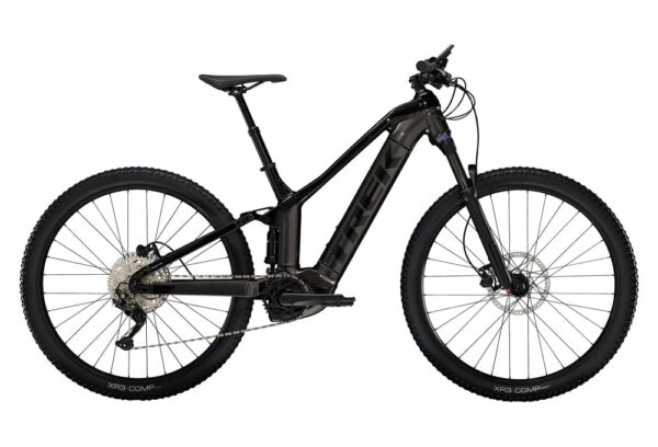 VTT Électrique Tout-Suspendu Trek Powerfly FS 4 Shimano Deore 10V 625 Wh 29″ Gris / Noir Gén 3