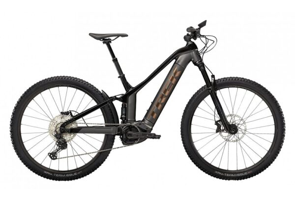 VTT Électrique Tout-Suspendu Trek Powerfly FS 7 Shimano SLX / XT 12V 625 Wh 27.5″ Gris Mat / Noir 2e Gén