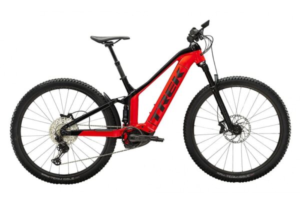 VTT Électrique Tout-Suspendu Trek Powerfly FS 7 Shimano SLX XT 12V 625 Wh 29″ Rouge Radioactive 2022