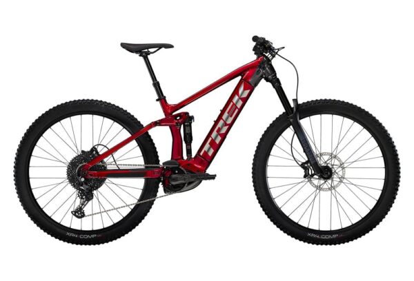 VTT Électrique Tout-Suspendu Trek Rail 5 Shimano Deore 12V 625 Wh 29″ Rouge 2023