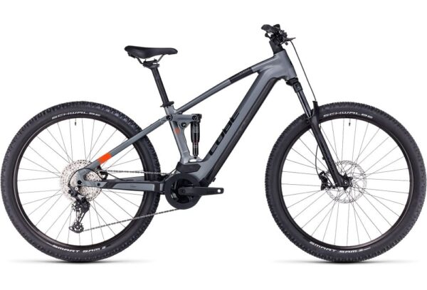 VTT électrique Cube stereo hybrid 120 pro 625 flashgrey´n´orange