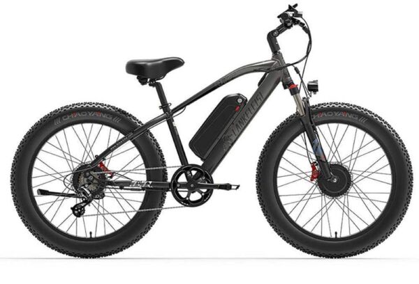 VTT électrique Lankeleisi MG740 PLUS 1000Wx2 26″ Fat Bike Dual Motor