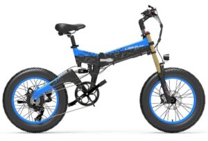 VTT electrique Pliable Lankeleisi X3000 Plus 1000W 20 Fat Bike 17.5Ah Batterie Bleu.jpg