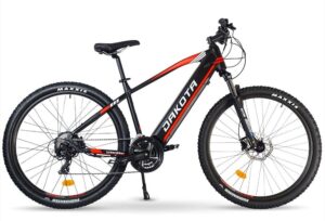 VTT electrique Semi Rigide URBANBIKER Dakota 23 Rouge Batterie 840 Wh Moteur 250W 1.jpg