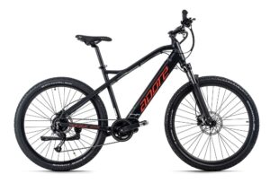 VTT semi rigide electrique 27.5 Adore Xpose Rouge noir 250 Watt Li Ion 36V 14 Ah 504 Wh 9 vitesses.jpeg