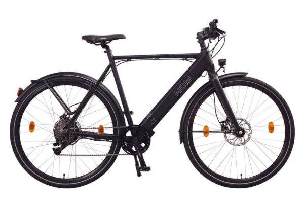 Vélo Electrique Urbain NCM C7 – 36V 14Ah 504Wh – Noir Mat