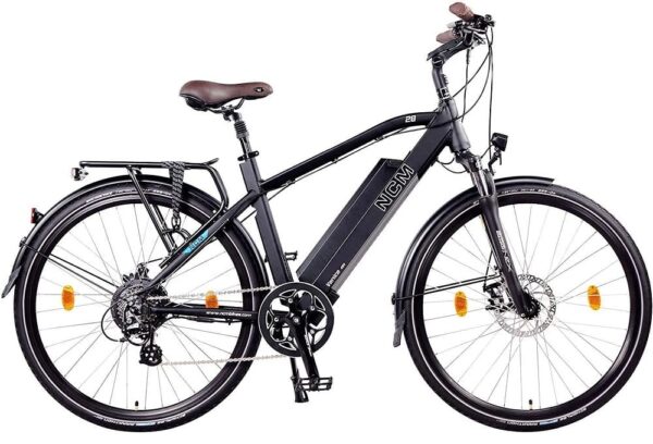 Vélo Electrique Urbain NCM Venice Noir 28″ 250W Batterie 48V 13Ah 624Wh