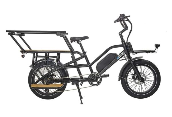 Vélo cargo électrique longtail E-MOG noir