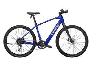 Velo de Fitness Electrique Trek Dual Sport 2 Shimano Altus 9V 250 Wh 650 mm Bleu 2023 1.jpeg