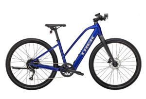 Velo de Fitness Electrique Trek Dual Sport 2 Stagger Shimano Altus 9V 250 Wh 650 mm Bleu 2023 1.jpeg