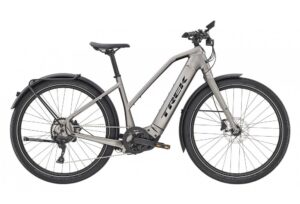 Velo de Ville Electrique 2023 Trek Allant 8 Stagger Bosch 625WH Shimano Deore M6000 10V Matte Gunmetal 1.jpg