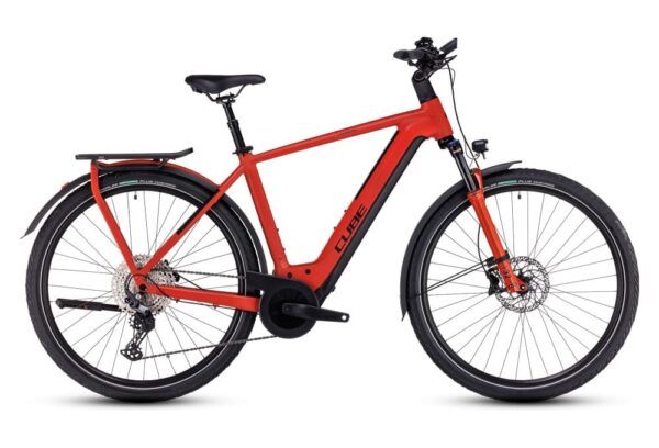 Vélo de Ville Électrique Cube Kathmandu Hybrid EXC 750 Shimano Deore 12V 750 Wh 700 mm Rouge 2023