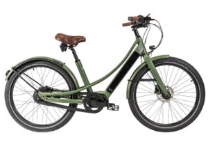 Velo de Ville Electrique Reine Bike Cadre Bas Connecte Enviolo City CT 504Wh 26 Vert Khaki 2022 1.jpeg