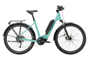 Velo de Ville Electrique Trek Allant 5 Lowstep Shimano Altus 9V 725 Wh 650b Vert Sauge 2023 1.jpeg