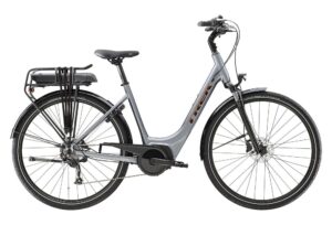 Velo de Ville Electrique Trek Verve 1 Lowstep Shimano Tourney Altus 8V 400 Wh Gris 2023 1.jpeg