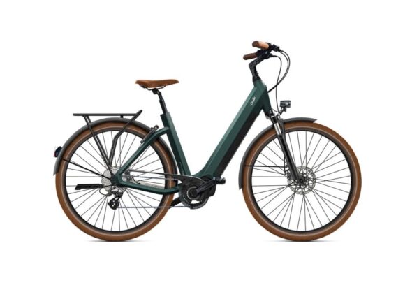 Vélo de ville électrique O2feel iSwan City Boost 6.1 vert