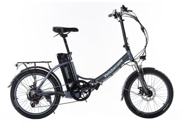 Vélo électrique pliant Velobecane Compact gris